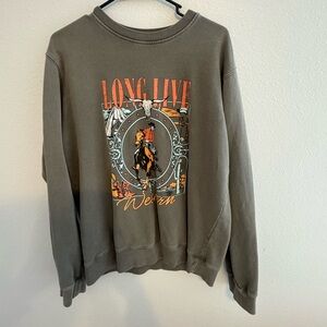 “Long live western” crewneck